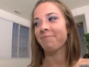 Sexy sierra sanders is eager to get a giant facial