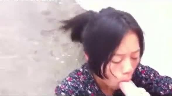 Asian slut is hungry for big white cock